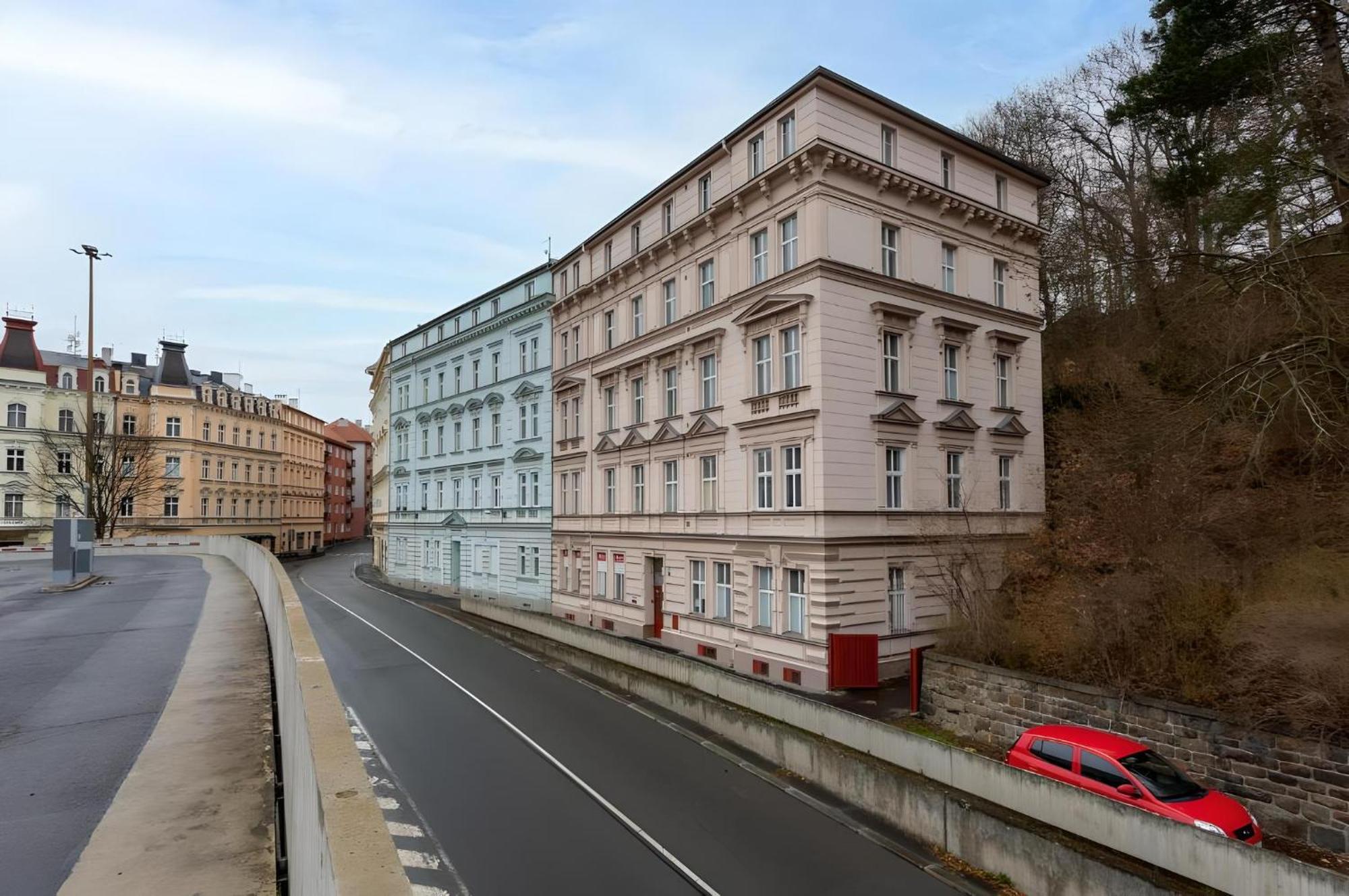 Promenade View Apartment Karlsbad Exterior foto